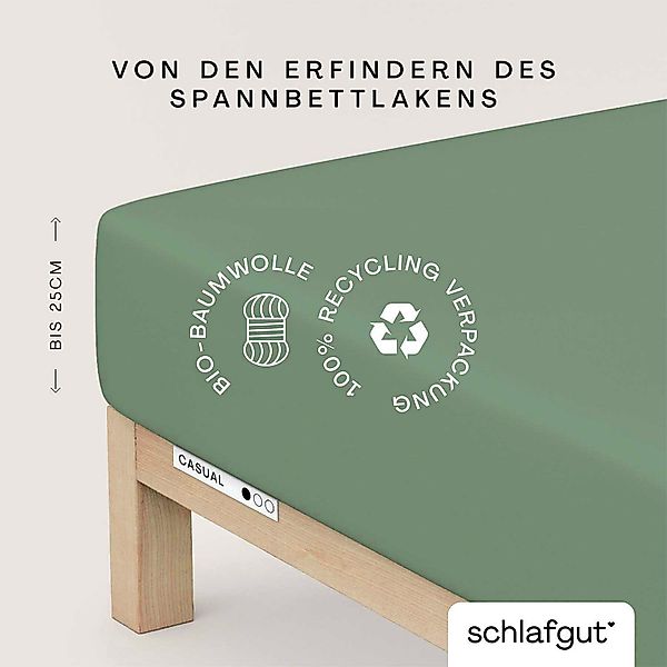 Schlafgut Spannbettlaken CASUAL u.a. in Gr. günstig online kaufen