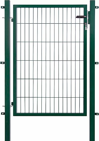 GARDEN N MORE Zauneinzeltür "Einzeltor Excellent", (Set), 123 cm hoch, grün günstig online kaufen