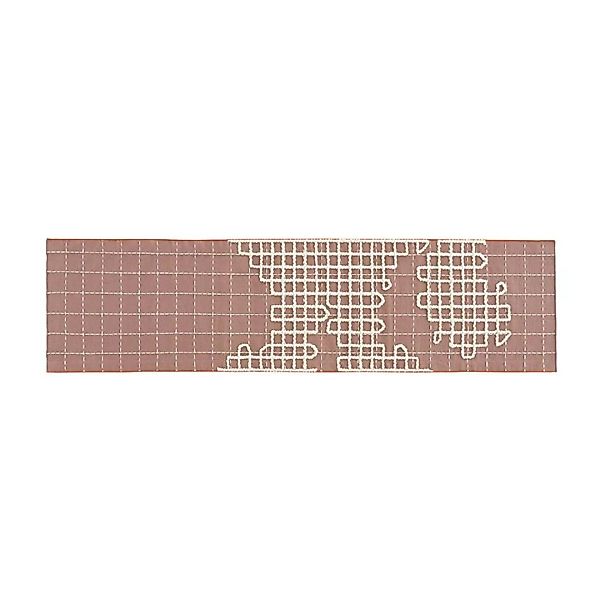 GAN - Banda A Individual Teppich 240x60cm - pink/Handwebstuhl/Stickarbeit/H günstig online kaufen