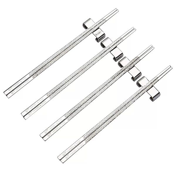 Kito Chopsticks Essstäbchen 4er Pack Silver günstig online kaufen