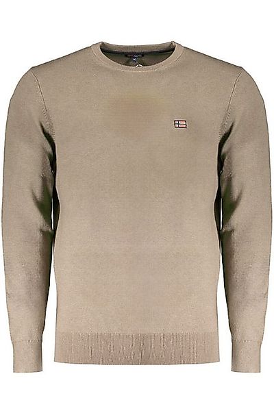 NORWAY 1963 Strickpullover Eleganter Brauner Herrenpullover: Langarmshirt m günstig online kaufen