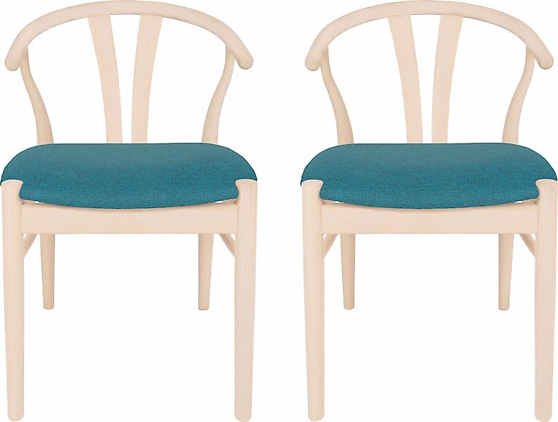 Hammel Furniture Holzstuhl "Findahl by Hammel Frida" (Set) 2 Stk. Stoff Mas günstig online kaufen