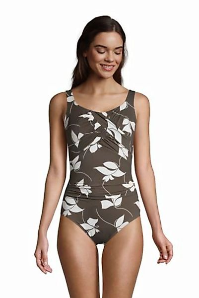 Shape-Badeanzug mit Bügel Gemustert SLENDER, Damen, Größe: S Normal, Braun, günstig online kaufen