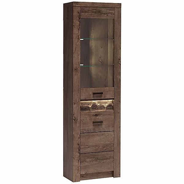 Lomadox Vitrine INGENIO-161 Vitrinenschrank Wohnzimmerschrank LED Beleuchtu günstig online kaufen