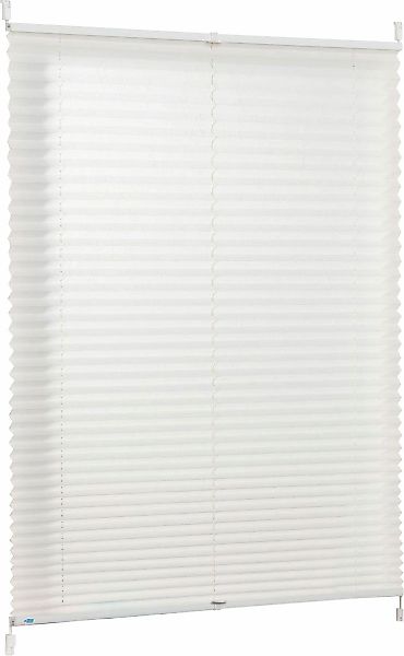 K-HOME Plissee "Klemmfix Pisa" Lichtschutz ohne Bohren verspannt Crushed-Op günstig online kaufen
