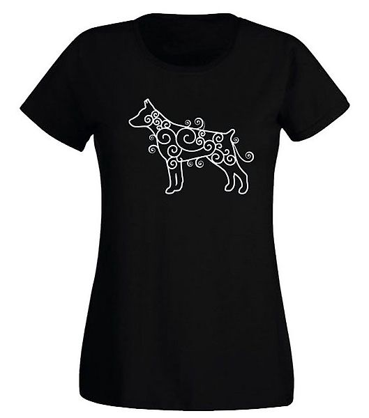G-graphics T-Shirt Damen T-Shirt - Tribalhund Slim-fit, mit Frontprint, mit günstig online kaufen