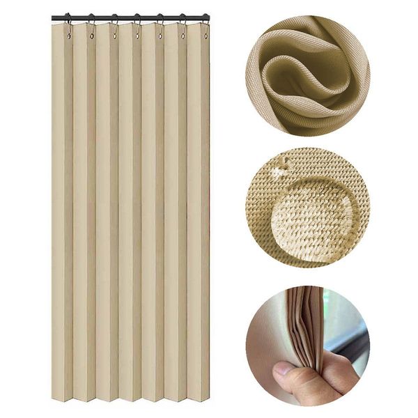 Rosnek Outdoorvorhang Außenvorhang Wasserdicht Ösen Haken, günstig online kaufen