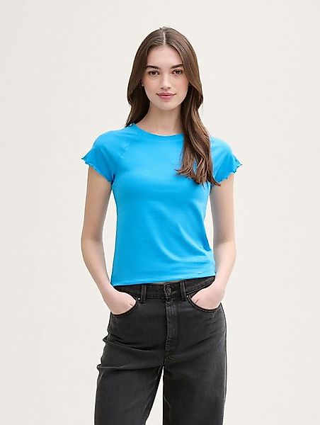 TOM TAILOR Denim T-Shirt Slim Fit Raglan T-Shirt günstig online kaufen