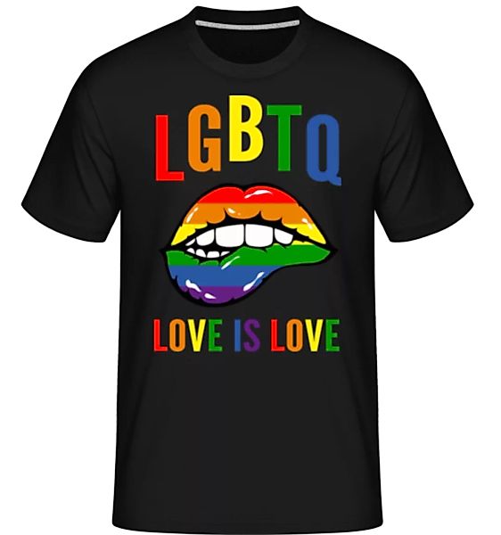 LGBTQ Love Is Love · Shirtinator Männer T-Shirt günstig online kaufen