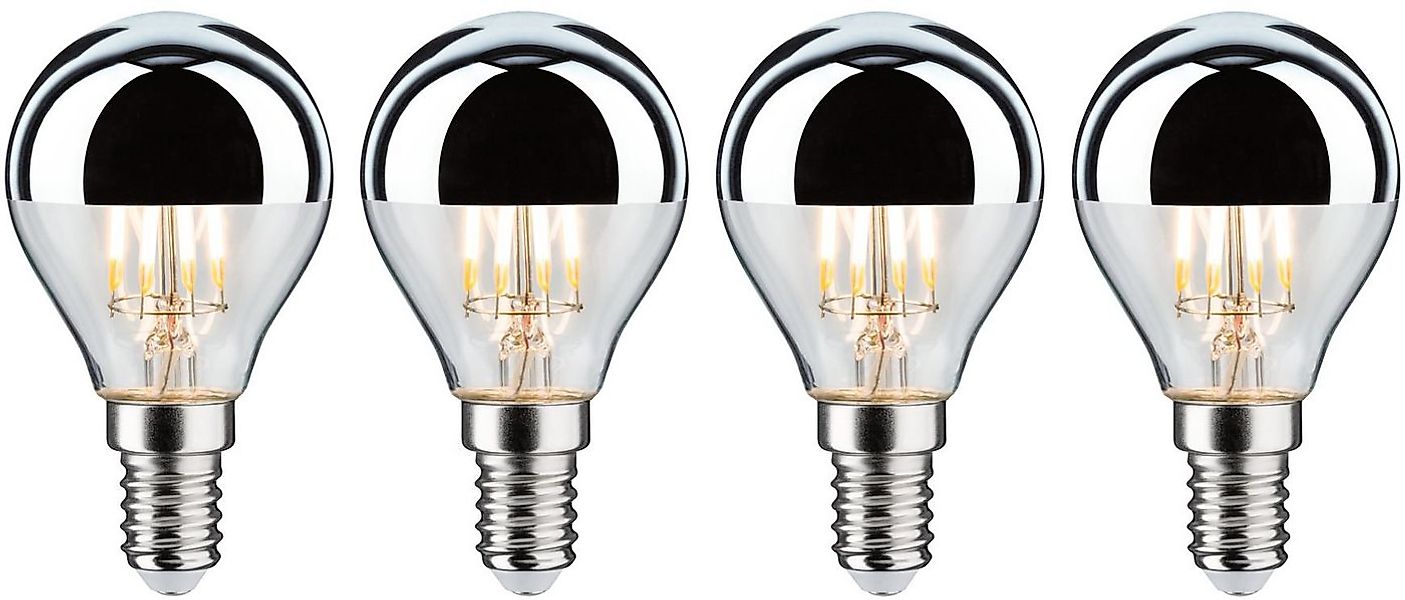 Paulmann LED-Leuchtmittel Tropfen Kopfspiegel 440lm 2700K 4,8W silber dim 2 günstig online kaufen