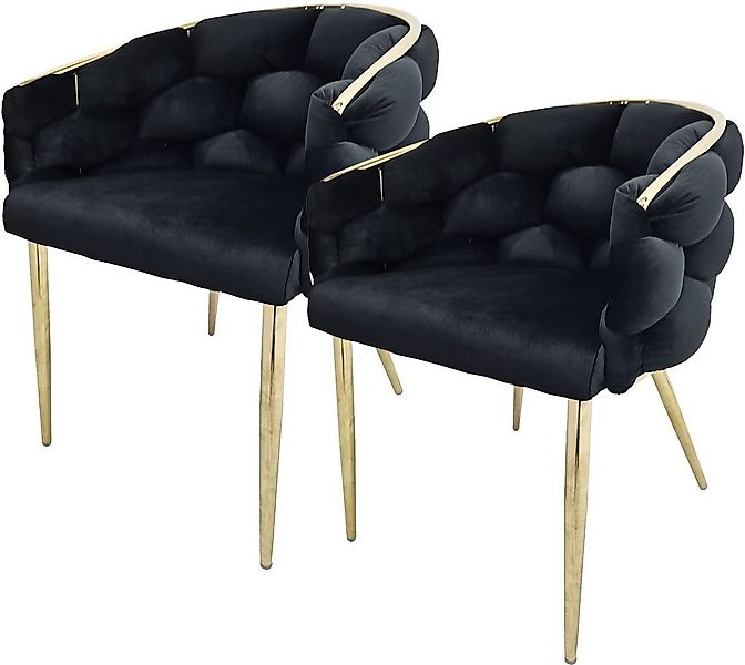 Kayoom Polsterstuhl Stuhl Grace 125 2er-Set, günstig online kaufen