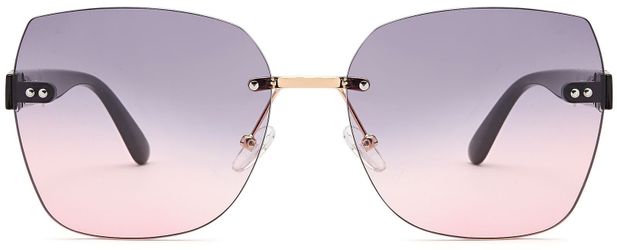 styleBREAKER Sonnenbrille Rahmenlose Rechteckige Sonnenbrille (1-St) günstig online kaufen