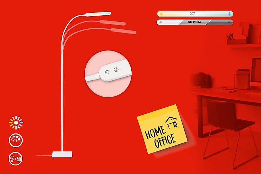 Briloner Leuchten LED Stehlampe SERVO günstig online kaufen