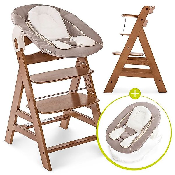 Hauck Hochstuhl Alpha Plus Walnut - günstig online kaufen