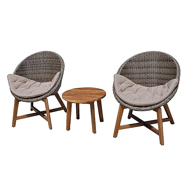 Garden Pleasure Garten-Essgruppe », Sitzgruppe Sitzgrupp »RENO«« Set, 2 Ses günstig online kaufen