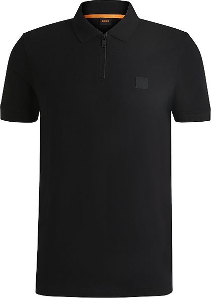BOSS Polo Passerzip Half Zip Schwarz  - Größe XL günstig online kaufen