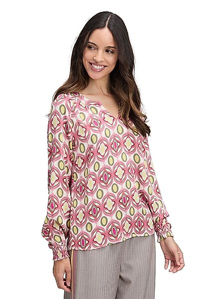 Cartoon Schlupfbluse Damen Schlupfbluse mit Muster günstig online kaufen