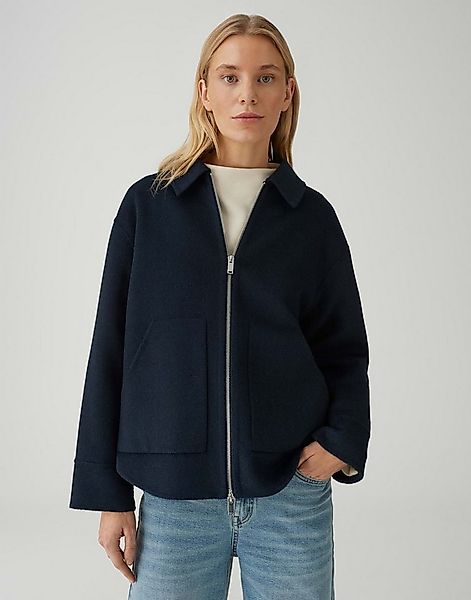 OPUS Wolljacke HILLVYN aus hochwertigem Wolle Mix Weite Passform, gerader S günstig online kaufen