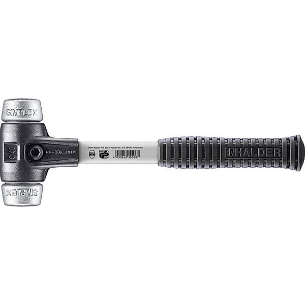 Halder Simplex Schonhammer Ø 40 mm Weichmetall mit Verstärktem Tempergussge günstig online kaufen