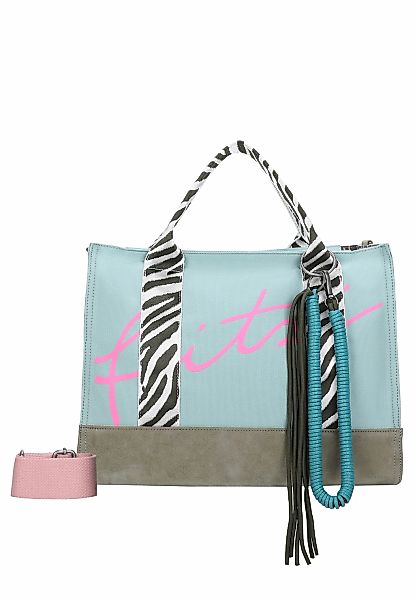 Fritzi aus Preußen Henkeltasche "Summer Zebra Safari", mit abnehmbarer Kord günstig online kaufen