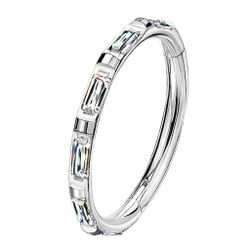 Taffstyle Nasenpiercing Piercing Nase Clicker rechteckige günstig online kaufen
