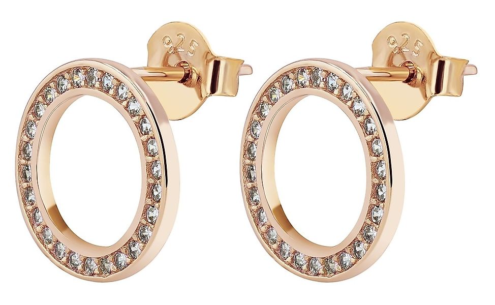 Adelia´s Paar Ohrhänger "Damen Ohrringe – Ohrstecker aus 925 Silber mit Zir günstig online kaufen