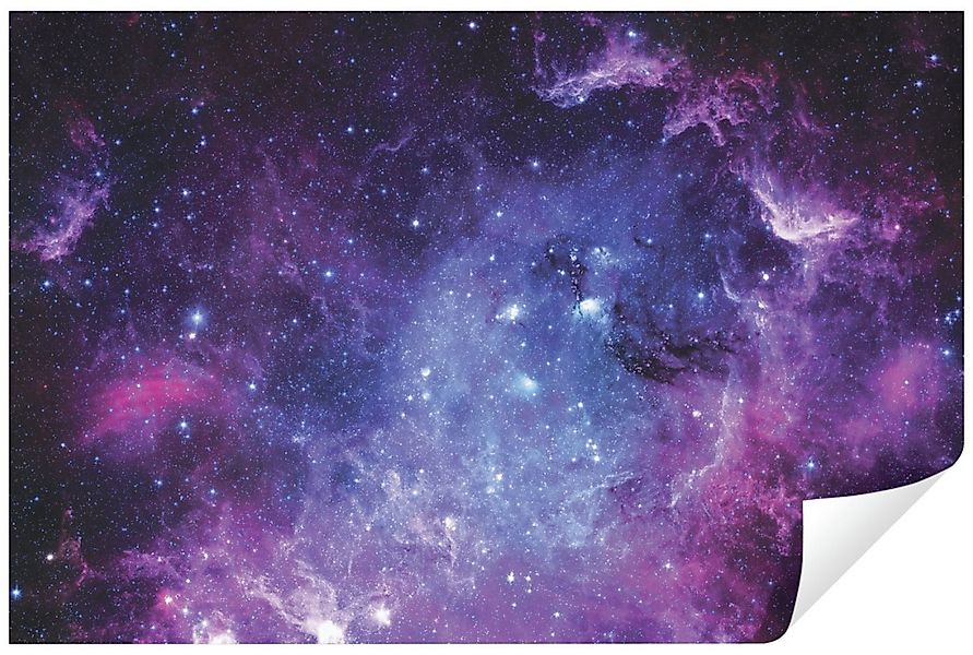 Wallarena Fototapete Kinderzimmer Mädchen Jungen Galaxy Kosmos Mädchenzimme günstig online kaufen