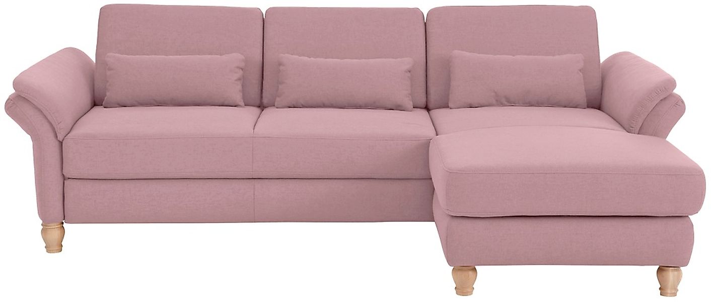 Home affaire Ecksofa »Palace L-Form« incl. Sitztiefenverstellung, wahlweise günstig online kaufen