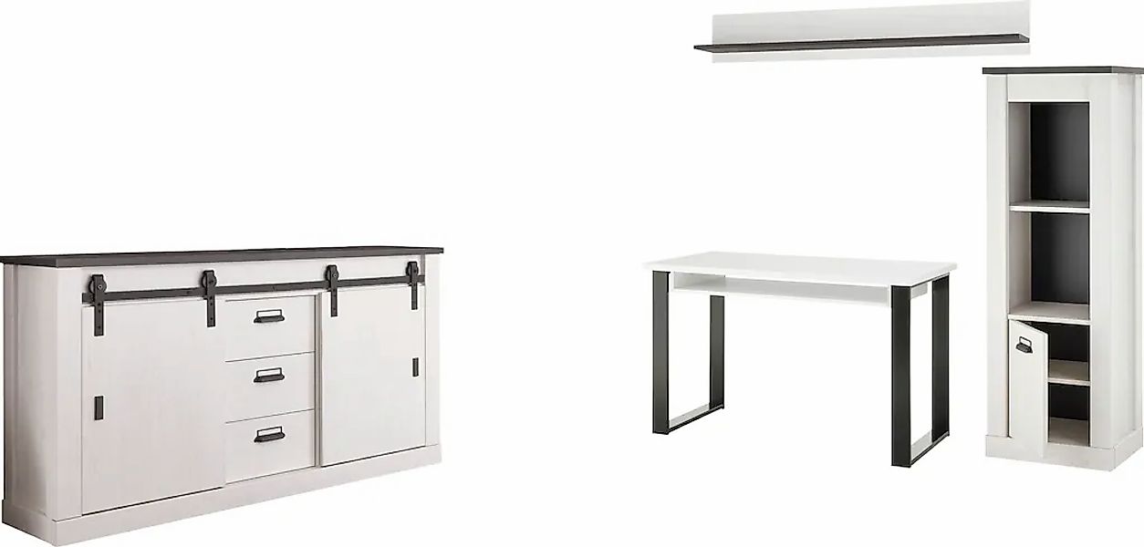 Home affaire Schrank-Set "SHERWOOD" 4 Stk. tlg. günstig online kaufen