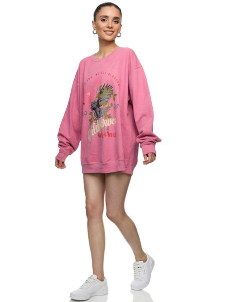 Worldclassca Sweatshirt Worldclassca Oversized Sweatshirt WILDFLOWER günstig online kaufen