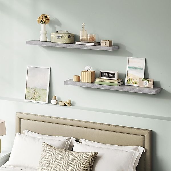 Woltu Wandregal, 2er-Set Wandboard CD DVD günstig online kaufen