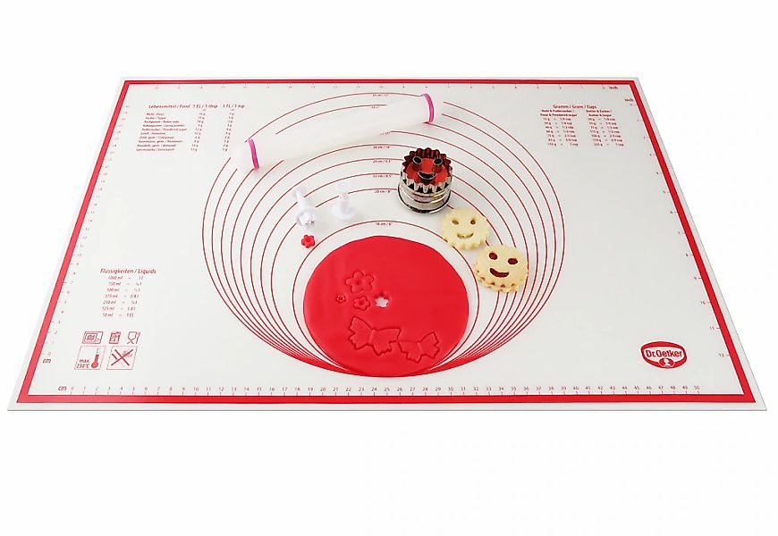 Dr. Oetker Küchenhelfer Ausrollmatte aus Silikon günstig online kaufen