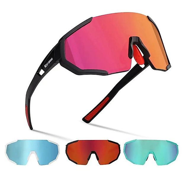 Sport-Knight® Sportbrille Sport-Sonnenbrille mit UV400 & polarisierten Gläs günstig online kaufen
