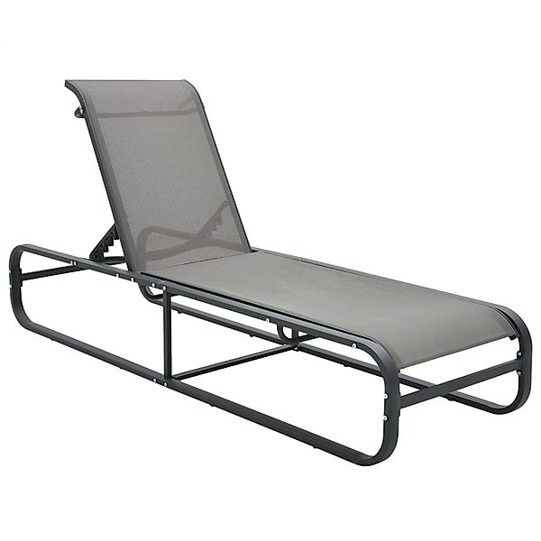 furnicato Sonnenliege Aluminium und Textilene günstig online kaufen