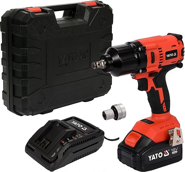 Yato Akku-Schlagschrauber Akku Schlagschrauber 18V, 700Nm, 1/2“ (1xAkku 2Ah günstig online kaufen