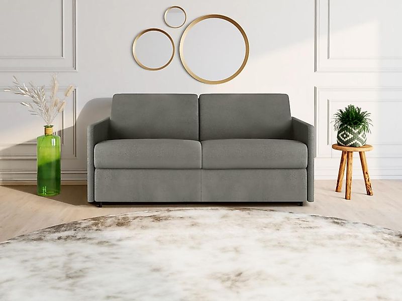 Schlafsofa 3-Sitzer - Liegefläche mit Lattenrost mit breiten Latten: 140 cm günstig online kaufen