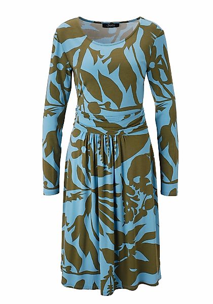 Aniston SELECTED Jerseykleid, mit gerafften Taillenbund - NEUE KOLLEKTION günstig online kaufen