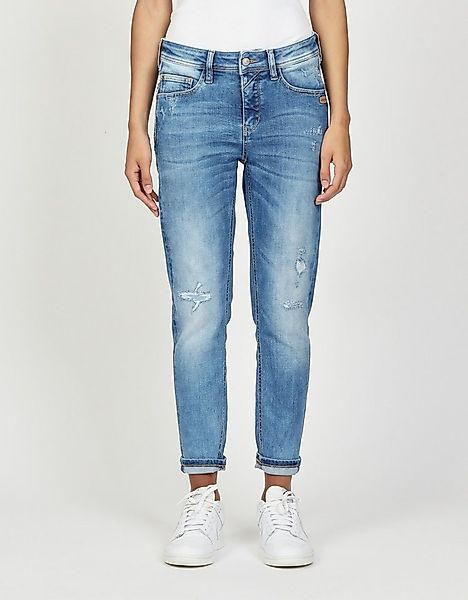 GANG Relax-fit-Jeans 94AMELIE CROPPED aus robustem Gabardine Stretch günstig online kaufen