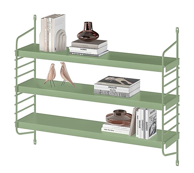 skølm Wandregal Mimir mit 3 höhenverstellbaren Regalböden, mintgrün, bis 5k günstig online kaufen