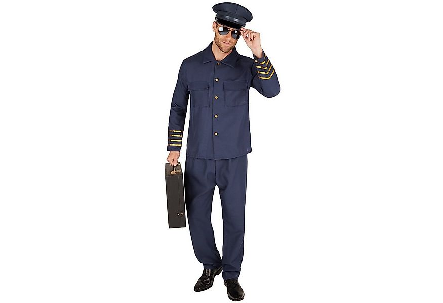 dressforfun Kostüm Herrenkostüm Pilot, Schöne Piloten-Jacke günstig online kaufen