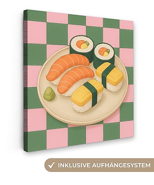 OneMillionCanvasses® Leinwandbild Sushi - Teller - günstig online kaufen