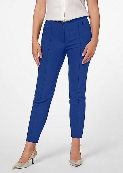 MADELEINE Stoffhose Schlanke Stretch-Hose mit Biesen günstig online kaufen