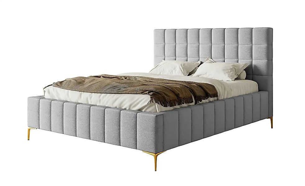 Selsey Polsterbett mit Bettkasten Szejlo ¦ grau ¦ Maße (cm): B: 180 H: 126 günstig online kaufen