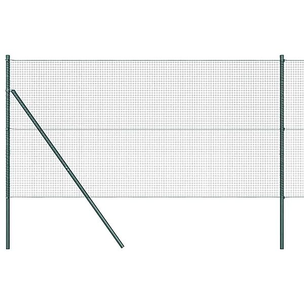 vidaXL Zaunpfosten Grün 25 x 1 m 19 x 19 mm Draht Stahl 3351727 günstig online kaufen