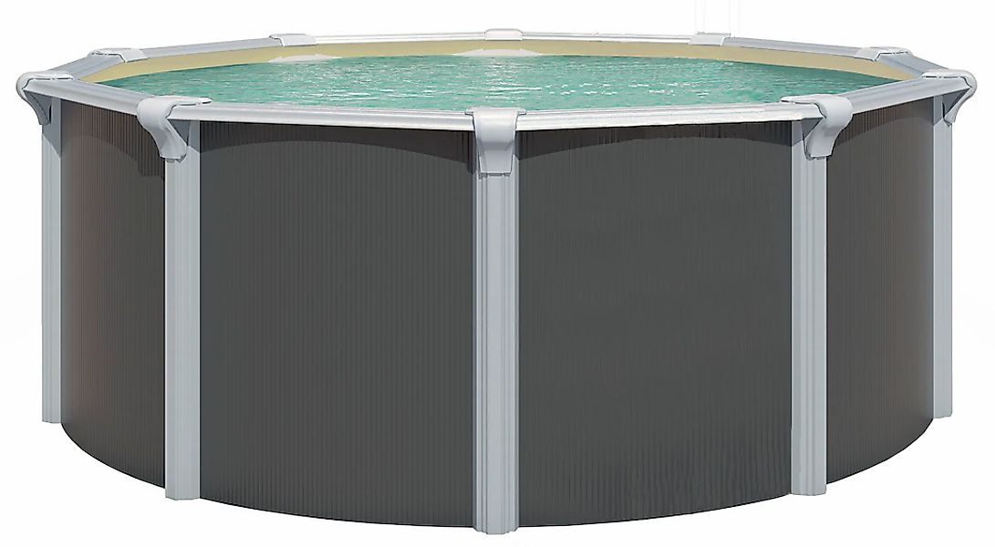 KWAD Rundpool "Green line Evolution" 3,6x1,32 Design Folie in blau, sand od günstig online kaufen