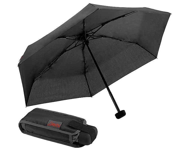 EuroSCHIRM® Taschenregenschirm Dainty, schwarz, besonders leicht, günstig online kaufen