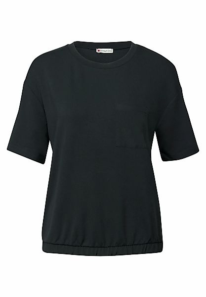 STREET ONE T-Shirt, aus elastischem Materialmix günstig online kaufen