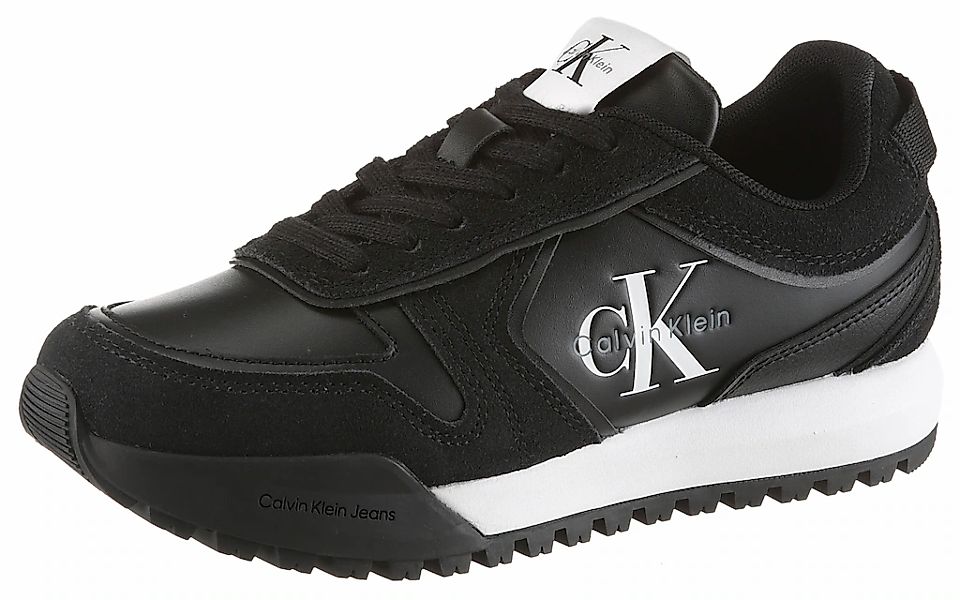 Calvin Klein Jeans Keilsneaker "TOOTHY RUNNER LACEUP MIX" Schnürschuh, Halb günstig online kaufen