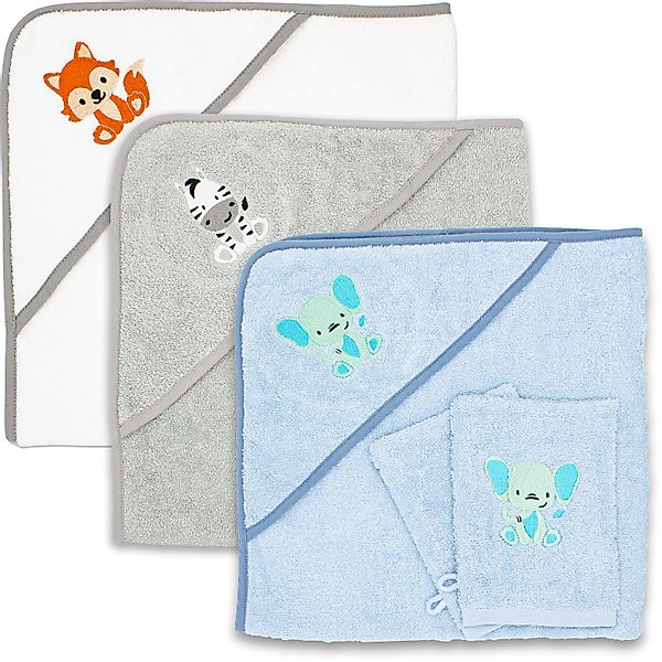 Babykajo Kapuzenhandtuch, Frottee (1-St), Kuschliges Baby günstig online kaufen