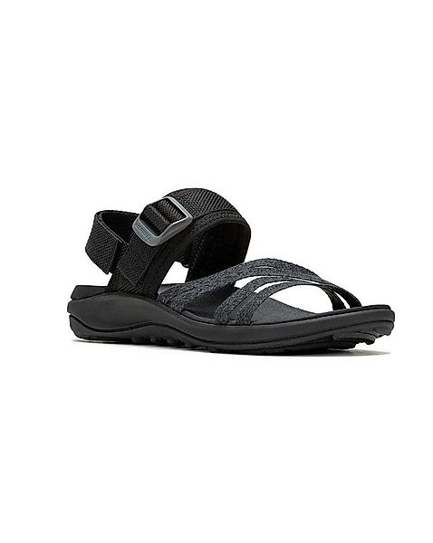 Merrell District 4 Backstrap (aus Vollnarbenleder) schwarz Damen Sandale günstig online kaufen